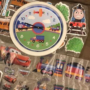 🔹Clock & Decals Vehicle Decor Set